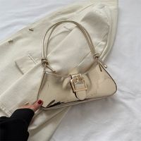 Women's All Seasons Pu Leather Solid Color Streetwear Square Magnetic Buckle Square Bag sku image 2