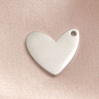 1 Piece Stainless Steel None 18K Gold Plated Heart Shape main image 4