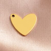 1 Piece Stainless Steel None 18K Gold Plated Heart Shape main image 5