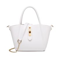 Women's All Seasons Pvc Solid Color Streetwear Square Magnetic Buckle Square Bag sku image 3