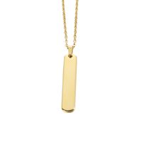 Stainless Steel 18K Gold Plated Rose Gold Plated Cartoon Style Plating Solid Color None Pendant Necklace sku image 2
