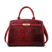 Women's All Seasons Pu Leather Solid Color Elegant Square Zipper Bag Sets sku image 2
