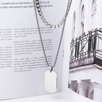 Stainless Steel None Streetwear Plating Solid Color None Layered Necklaces main image 5