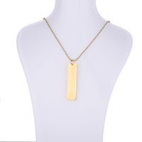 Titanium Steel 18K Gold Plated Simple Style Classic Style Constellation None Pendant Necklace sku image 3