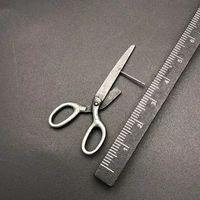 1 Pair Exaggerated Funny Scissors Plating Alloy Drop Earrings main image 5
