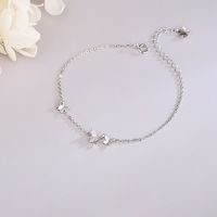Elegant Lady Solid Color Butterfly Sterling Silver Plating Inlay Zircon Silver Plated Bracelets main image 3