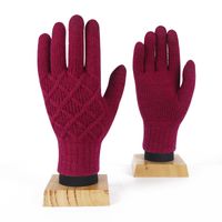 Unisex Vintage Style Stripe Solid Color Gloves 1 Pair sku image 6