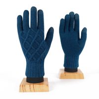 Unisex Vintage Style Stripe Solid Color Gloves 1 Pair sku image 7