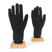 Unisex Vintage Style Stripe Solid Color Gloves 1 Pair sku image 1