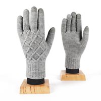 Unisex Vintage Style Stripe Solid Color Gloves 1 Pair sku image 4