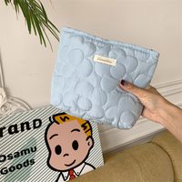 Streetwear Solid Color Polyester Square Makeup Bags sku image 6