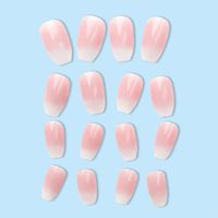 Lady Color Block Plastic Nail Patches 1 Piece main image 4