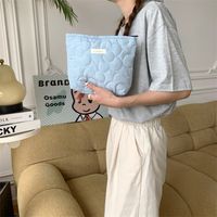 Streetwear Solid Color Polyester Square Makeup Bags main image 3