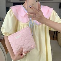 Streetwear Solid Color Polyester Square Makeup Bags main image 2