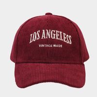 Women's Basic Simple Style Letter Embroidery Curved Eaves Baseball Cap sku image 3
