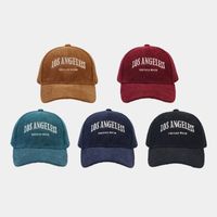 Women's Basic Simple Style Letter Embroidery Curved Eaves Baseball Cap main image 1