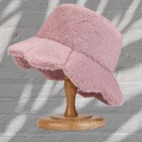 Women's Basic Simple Style Solid Color Wide Eaves Bucket Hat sku image 5