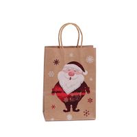 Cartoon Style Cartoon Brown Paper Christmas Party Gift Bags main image 5