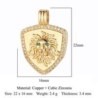 Simple Style Sun Heart Shape Butterfly Copper Plating Inlay Zircon Gold Plated Silver Plated Jewelry Accessories sku image 2