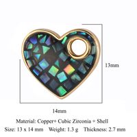 Simple Style Sun Heart Shape Butterfly Copper Plating Inlay Zircon Gold Plated Silver Plated Jewelry Accessories sku image 11