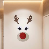 Christmas Cartoon Style Santa Claus Snowman Felt Cloth Party Festival Decorative Props main image 4