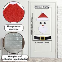 Christmas Cartoon Style Santa Claus Snowman Felt Cloth Party Festival Decorative Props main image 5