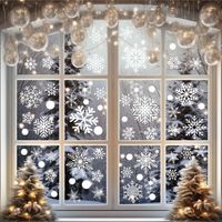 Casual Snowflake Pvc Wall Sticker Artificial Decorations main image 1