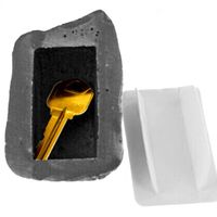 Casual Solid Color Resin Key Storage Box sku image 1
