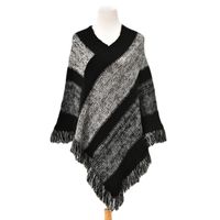 Women's Streetwear Stripe Imitation Cashmere Tassel Scarf main image 3