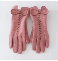 Women's Basic Lady Simple Style Solid Color Gloves 1 Set sku image 2
