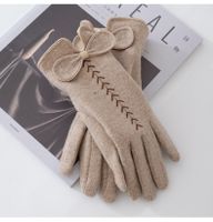 Women's Basic Lady Simple Style Solid Color Gloves 1 Set sku image 3