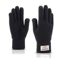 Men's Retro Solid Color Gloves 1 Set sku image 1