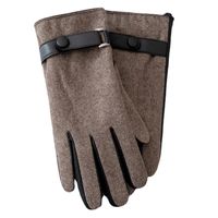 Men's Business Retro Plaid Gloves 1 Set main image 4
