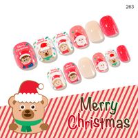 Christmas Cartoon Style Cartoon Plastic Nail Patches 1 Piece sku image 2