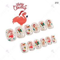 Christmas Cartoon Style Cartoon Plastic Nail Patches 1 Piece sku image 14