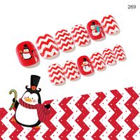 Christmas Cartoon Style Cartoon Plastic Nail Patches 1 Piece sku image 8