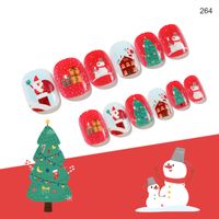 Christmas Cartoon Style Cartoon Plastic Nail Patches 1 Piece sku image 3