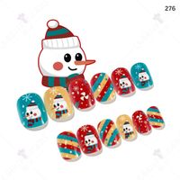 Christmas Cartoon Style Cartoon Plastic Nail Patches 1 Piece sku image 17