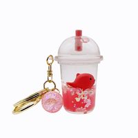 Cute Milky Tea Cup Arylic Women's Keychain main image 5