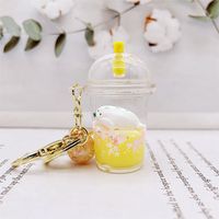 Cute Milky Tea Cup Arylic Women's Keychain sku image 6