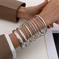 Ethnic Style Triangle Leaf Heart Shape Alloy Hollow Out Unisex Bracelets sku image 20