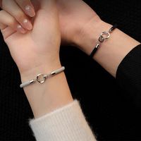 Casual Geometric Sterling Silver Plating Bracelets main image 1