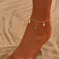 Elegant Luxurious Romantic Round Copper Inlay Rhinestones Women's Anklet main image 1