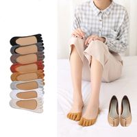 Women's Casual Solid Color Cotton Ankle Socks A Pair main image 1