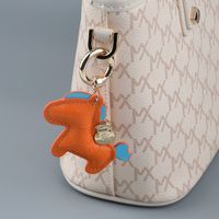 Simple Style Horse Pu Leather Women's Bag Pendant Keychain main image 2