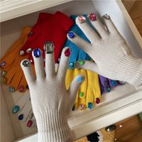 Women's Retro Streetwear Solid Color Gloves 1 Set sku image 10