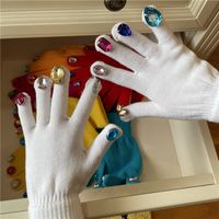 Women's Retro Streetwear Solid Color Gloves 1 Set sku image 9