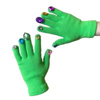 Women's Retro Streetwear Solid Color Gloves 1 Set main image 3