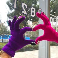 Women's Retro Streetwear Solid Color Gloves 1 Set main image 2
