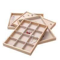 Simple Style Classic Style Rectangle Solid Wood Jewelry Rack main image 1